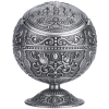 Okrągła popielniczka metalowa w stylu vintage [13220000452]